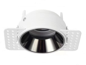 Anti-glare Frameless Led Spotlight Housing Gu10 Mr16 Downlight Fitting Trimless Spotlight Frame with Reflector